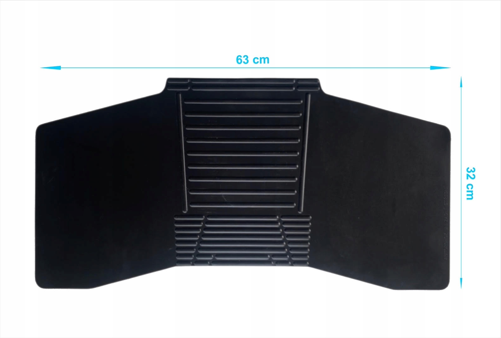 Uniwersalna Gumowa Osłona Dywanik Na Tunel Środkowy 63 cm x 32 cm