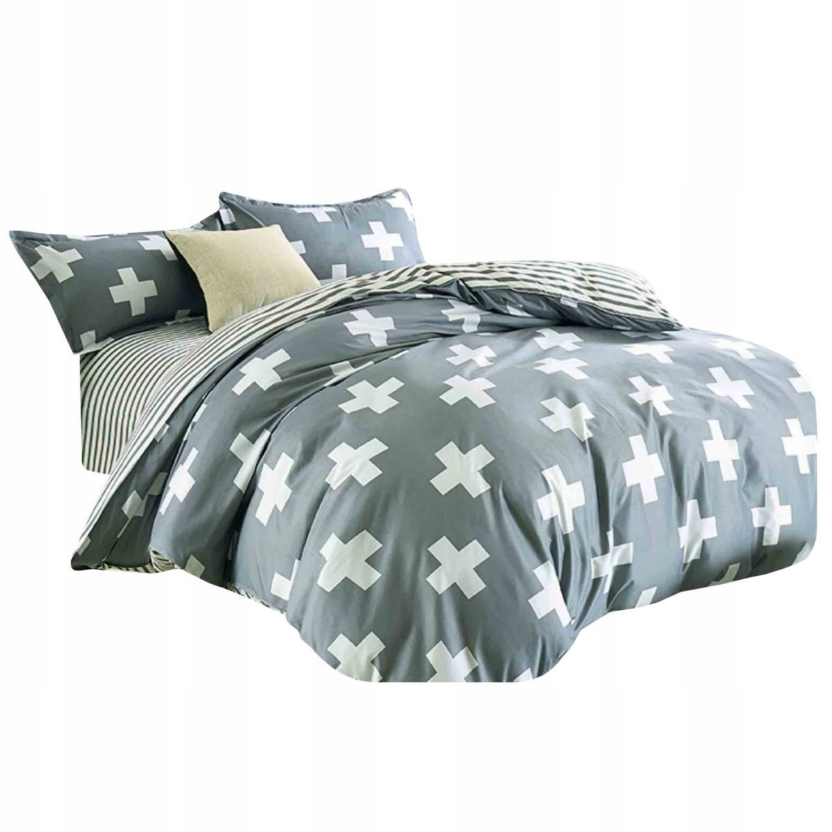 

Pościel 160x200 3cz Poszewki 70x80 Melita Satyna