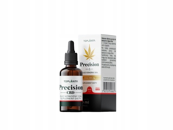 Olej konopny 20% Precision RED - 10 ml od ToPlanta Suplement Diety