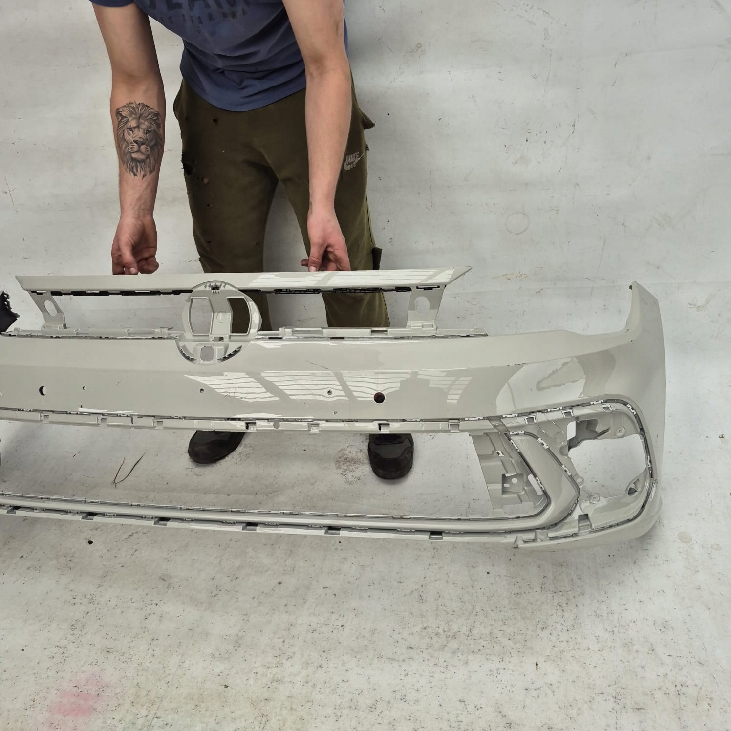 VW POLO VI 6 2G LIFT 21-> bumper front front PDC