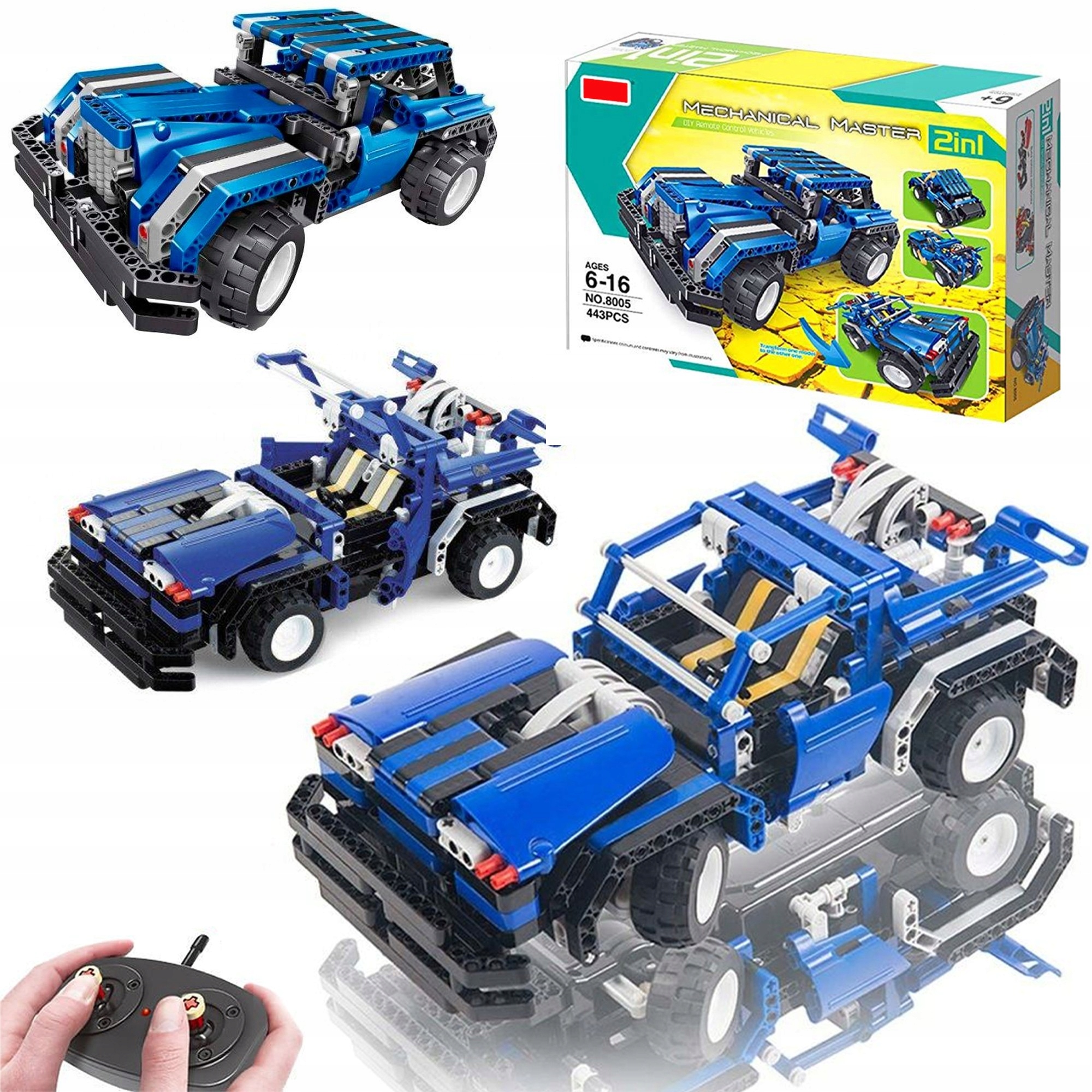 

Zdalnie Sterowane Auto Jeep Rc Klocki Techniczne