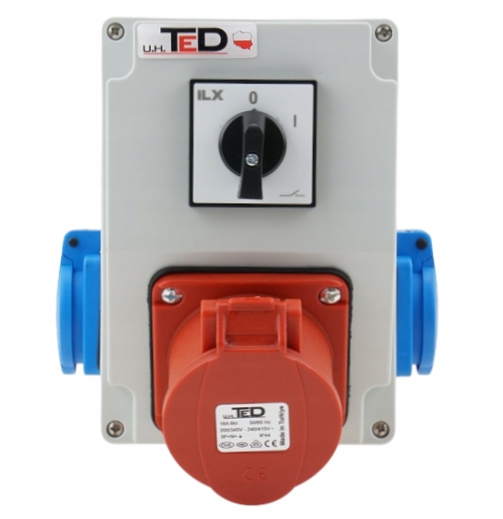 Stavební Rozvaděč Combopol 400V 16A/5P 2 X 250V Vypínač 0-1