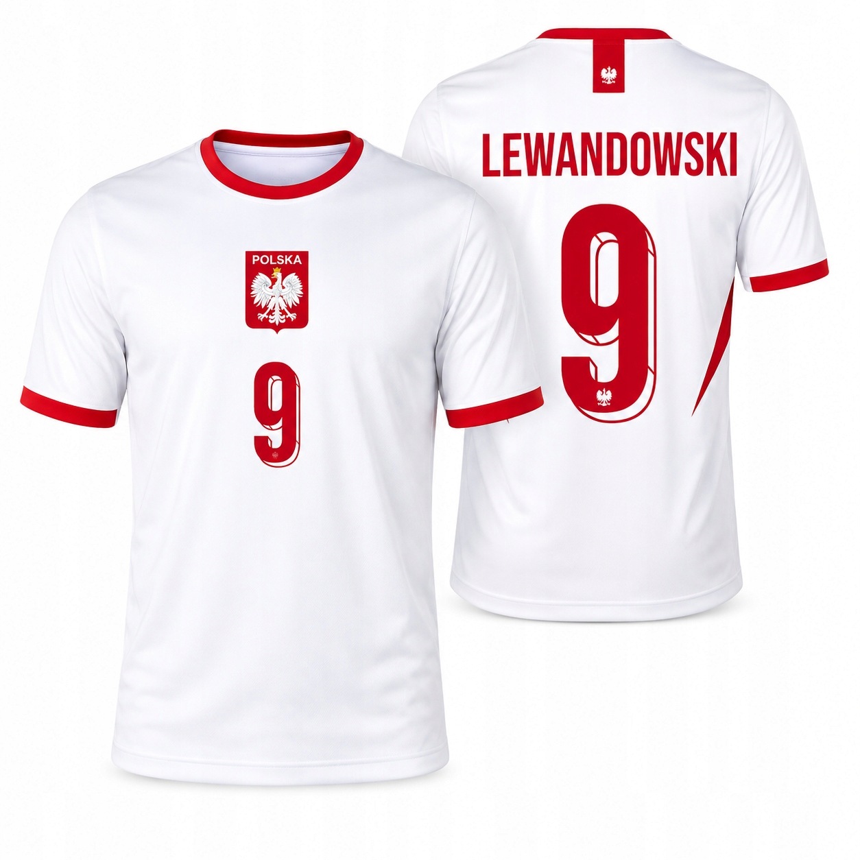 Koszulka Lewandowski dla dziecka koszulka piłkarska Euro 24 Polska r.104 cm