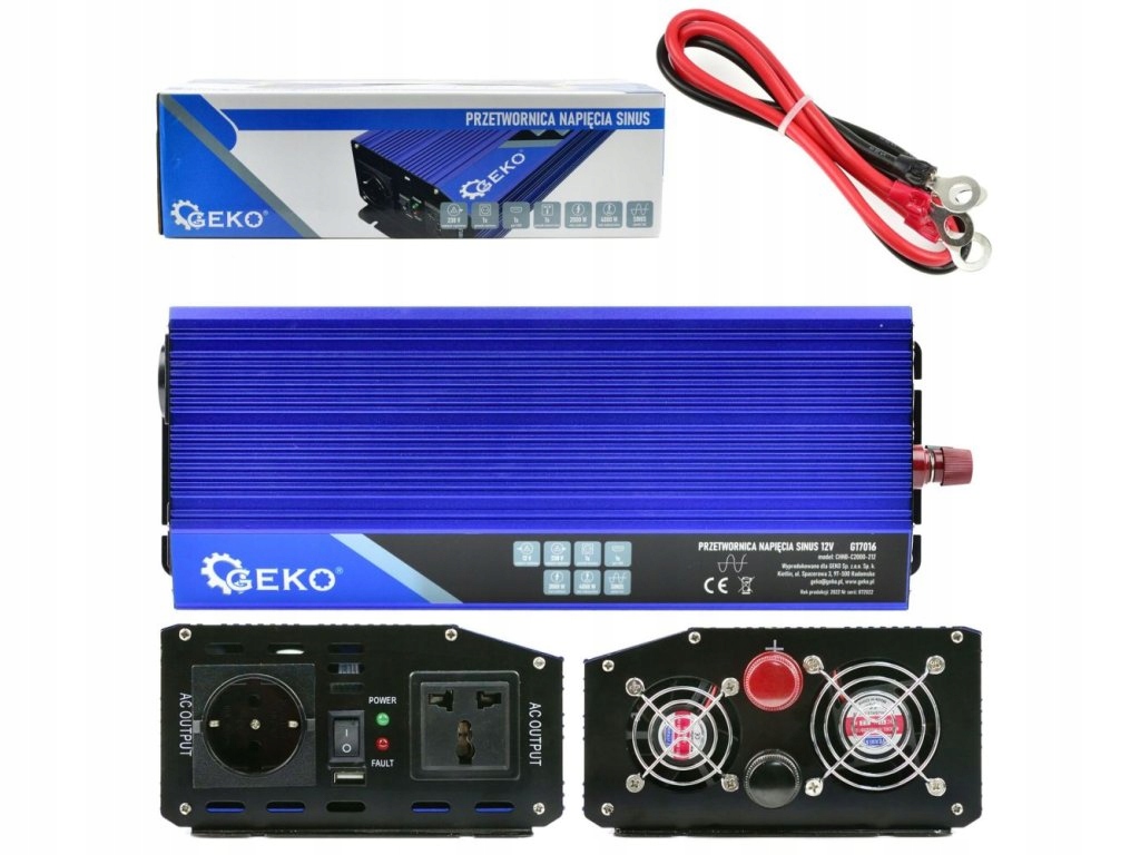 Menič napätia 12/230V 2000W/4000W, čistá sínusovka G17016