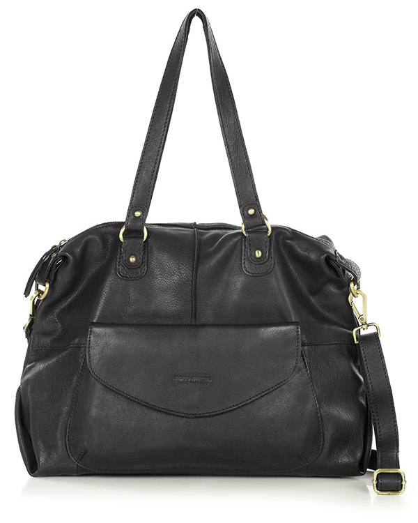 Shopper bag torebka Skórzana damska A4 na ramię