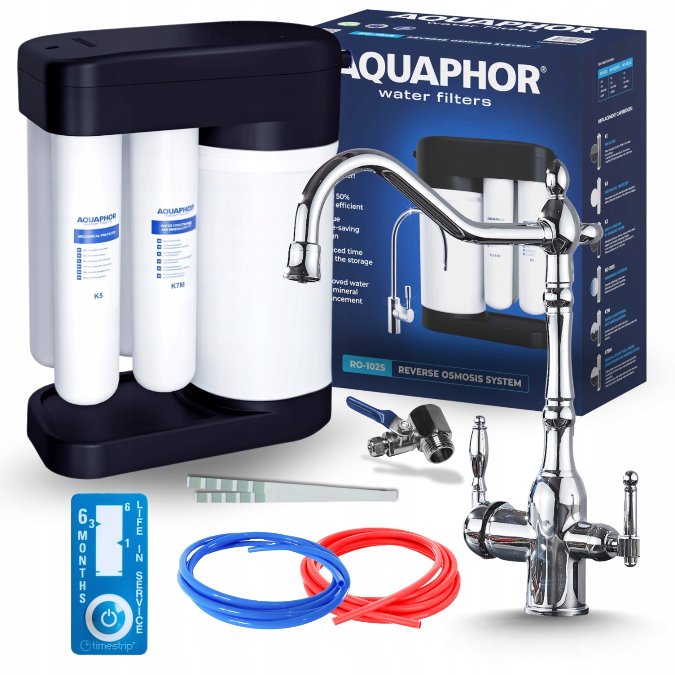 Sada Pro Filtrování Vody Reverzní Osmóza, Vodní Filtr S Kuchyňskou Baterií