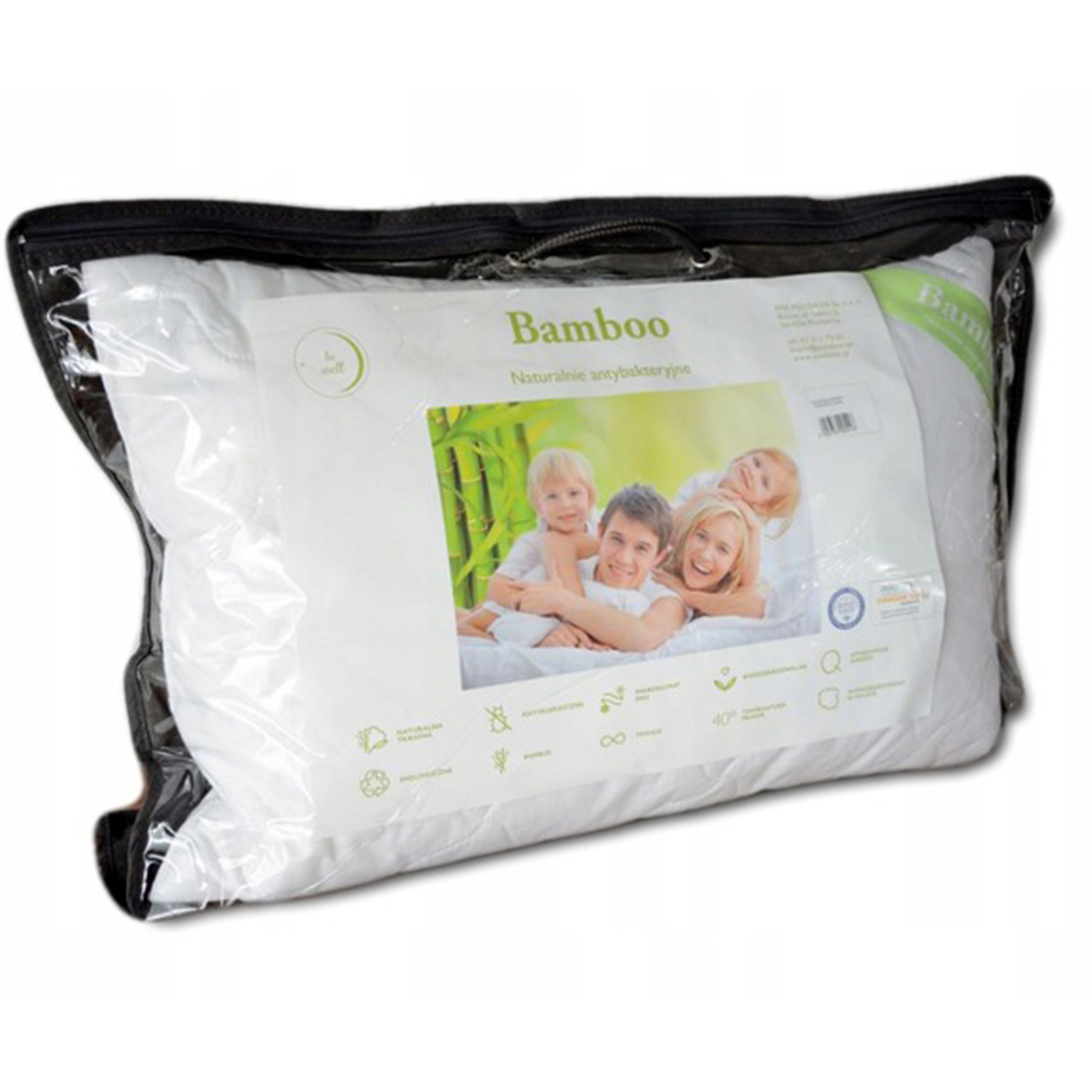 

Poduszka bambusowa 40x60 dla dziecka 300g Poldaun
