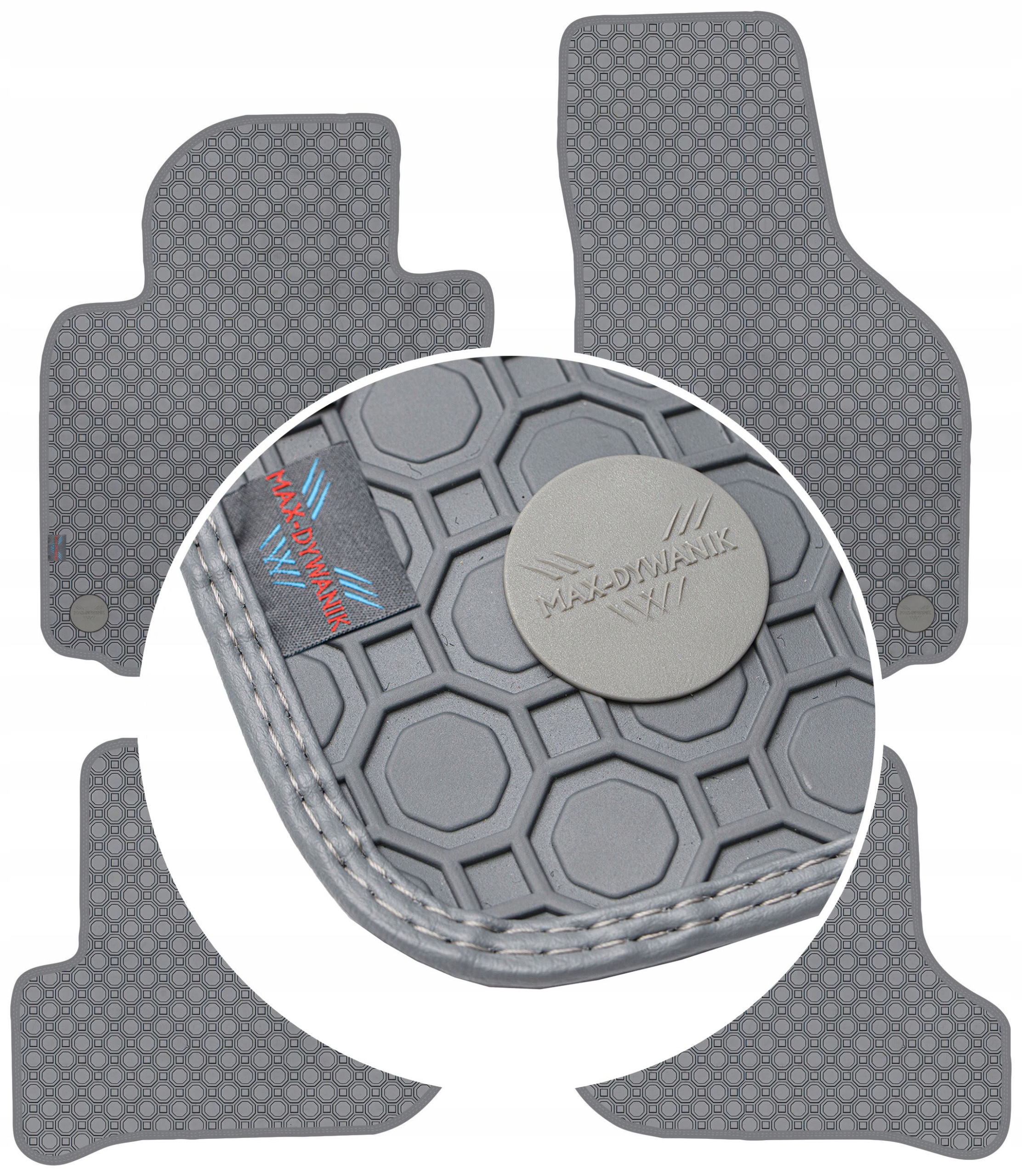 Vw Golf V 2003-2009 Koberce Popielate