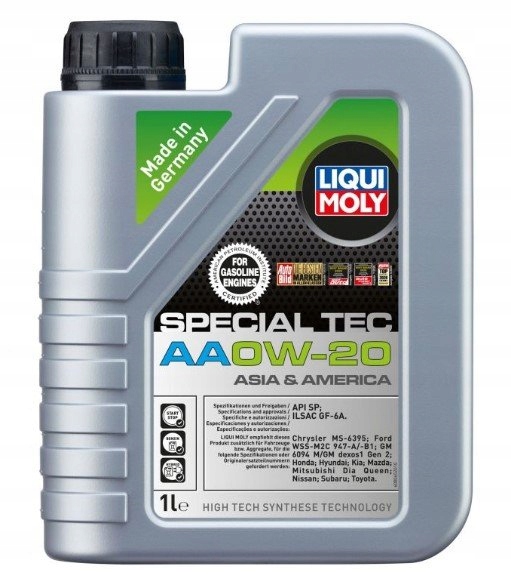 LIQUI МАСЛО 0/20 SPECIAL TEC AA 0/20 4L