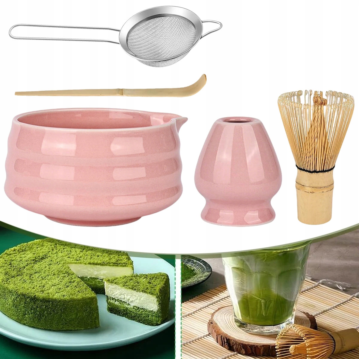 Levně Bambusový Dárková Sada Na Čaj Matchy Chashaku 5V1