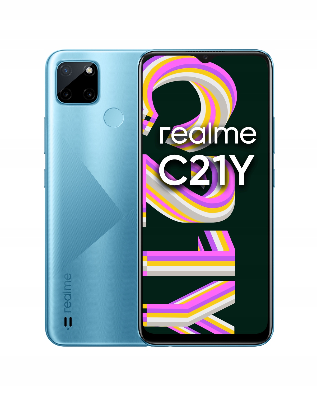 REALME C21Y 3/32 GB SMARTFON Cross Blue Niebieski Przekątna ekranu 6.5