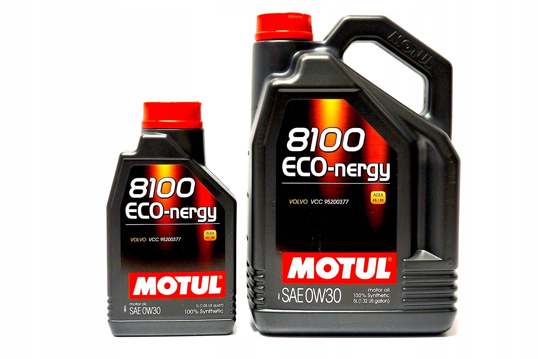 Motul 8100 Eco-nergy 0W30 6L Volvo VCC 95200377