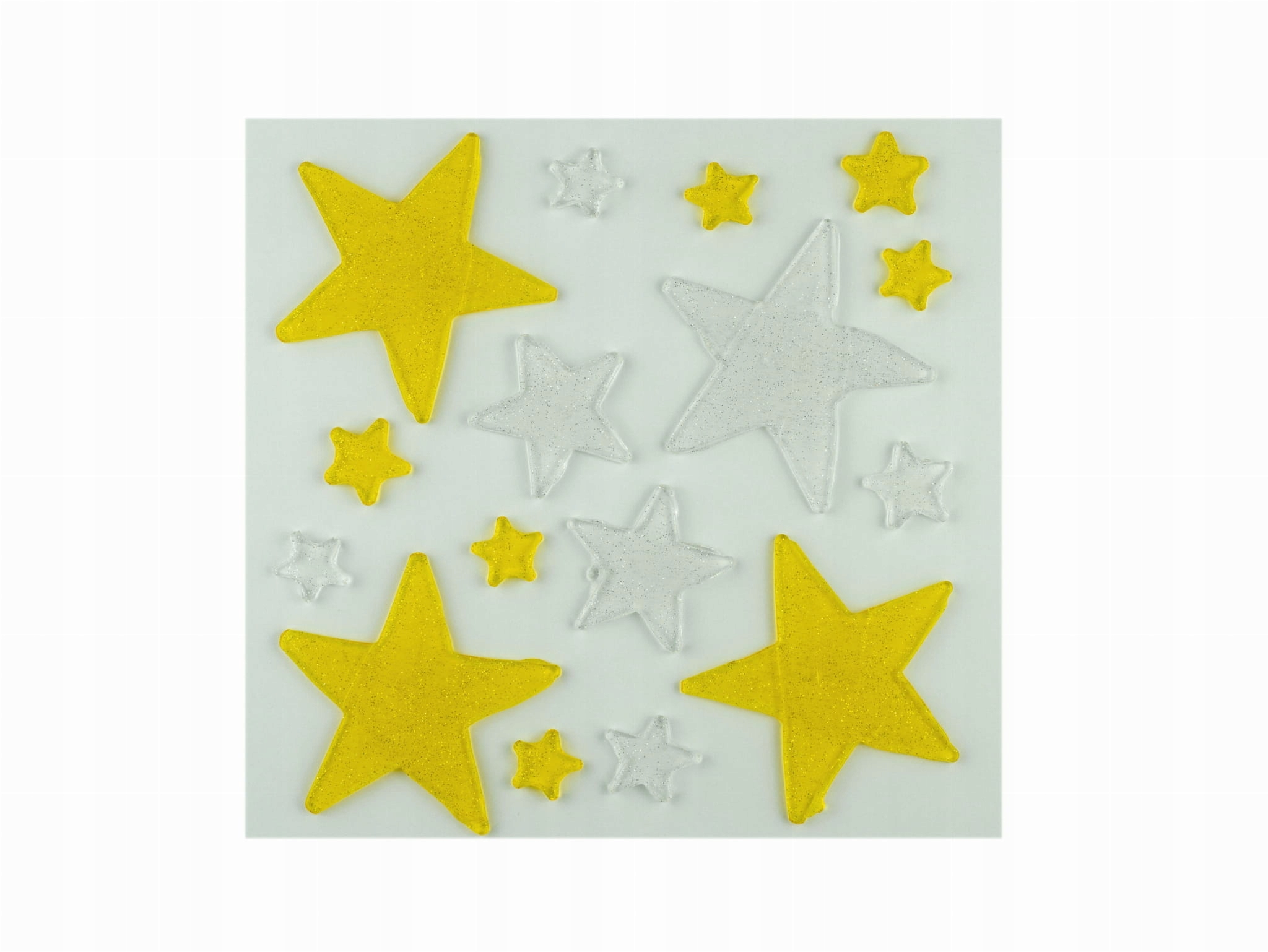 naklejki żelowe gwiazdki  19cm x 19cm | ZNK-5888 — 4