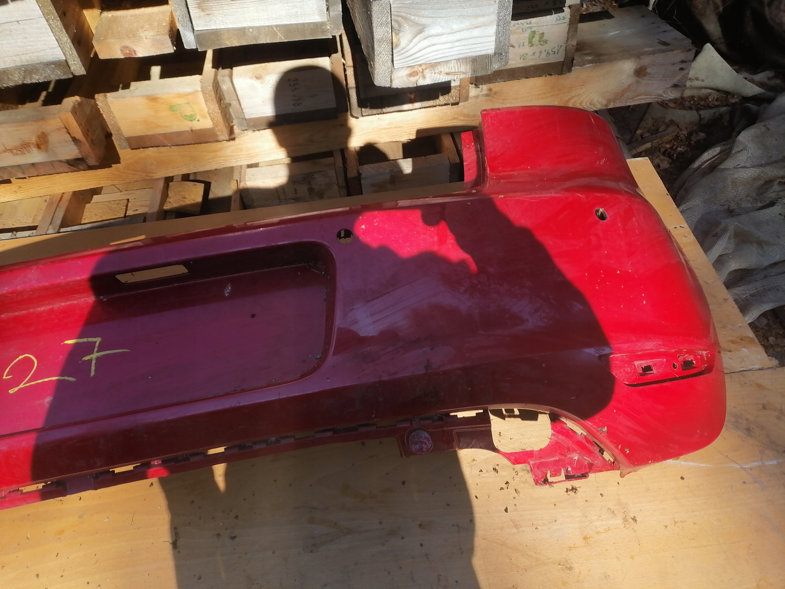 bumper rear part VOLKSWAGEN GOLF 6 VI HB PDC 5K6807421