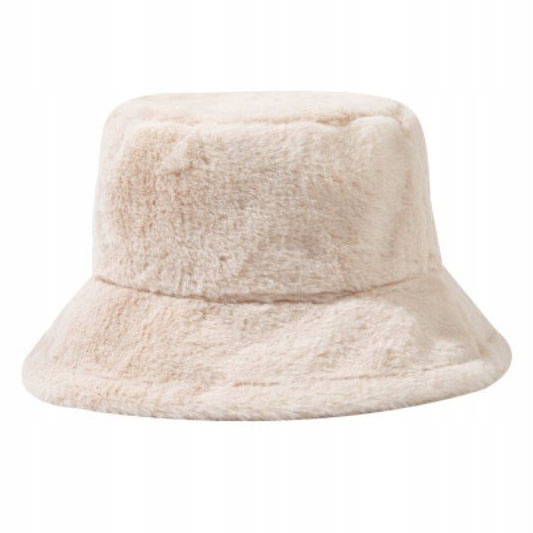 

Zimowy bucket hat Kapelusz ciepły Pluszowy czapka