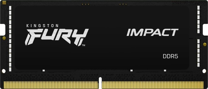 Kingston Paměť DDR5 Sodimm Fury Impact 16GB (1*16GB)/4800 CL38