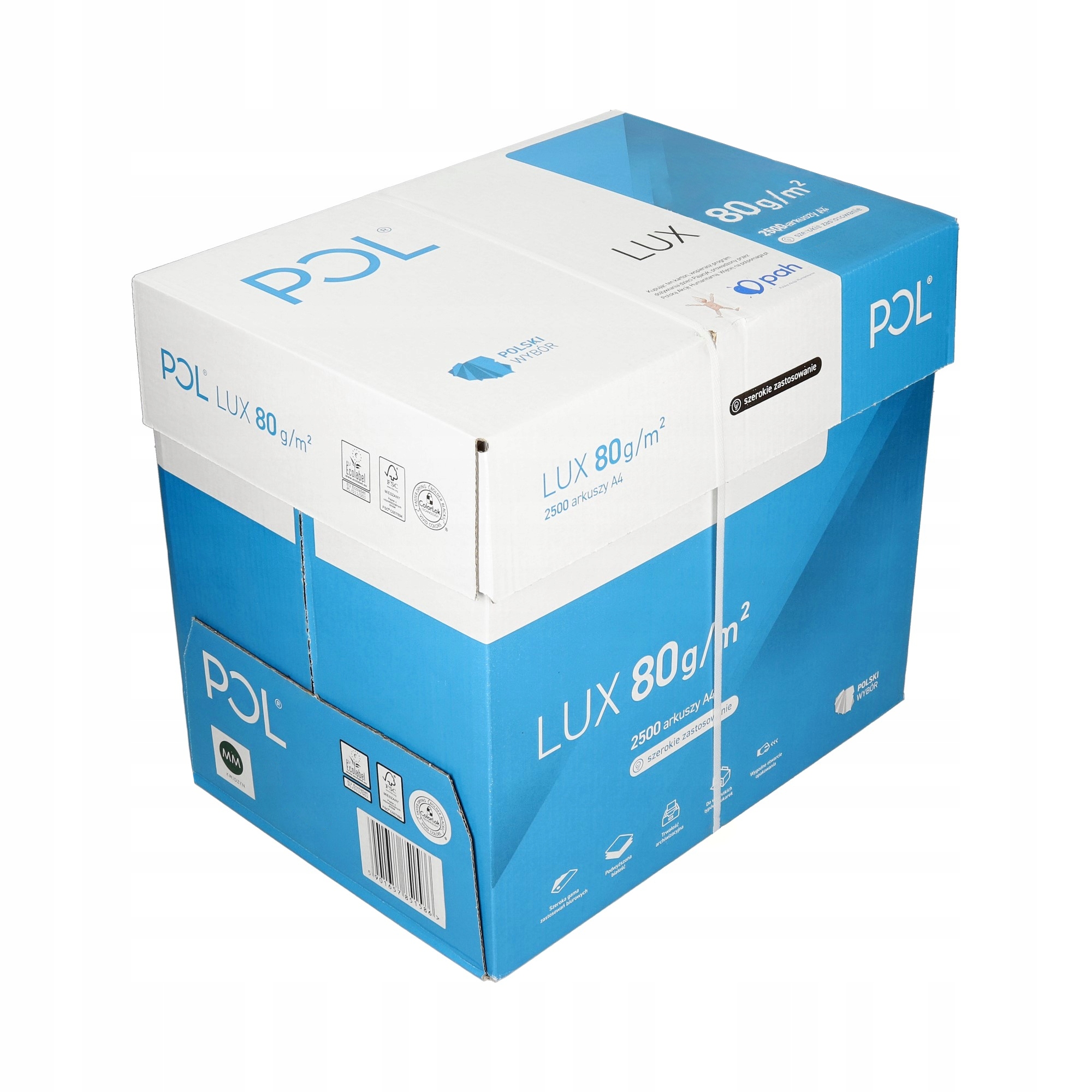 

Papier ksero do drukarki A4 80g Pollux 5x500 ark