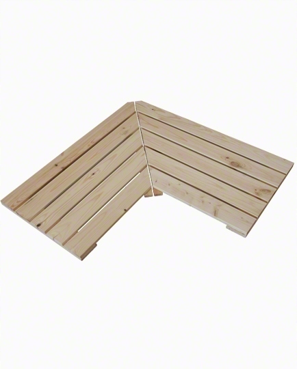 Rohová police dřevěná ažurová police do regálu Maxi 82,5x44,5 cm Eko