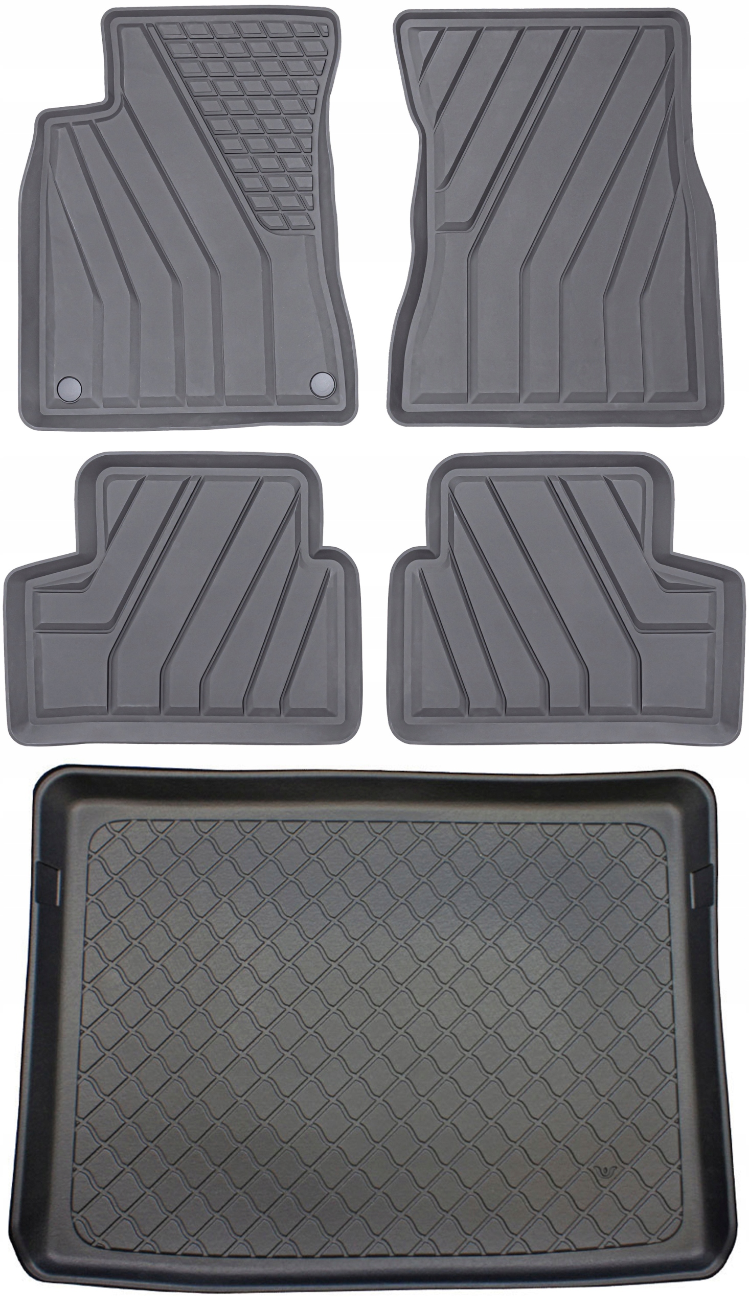 Mercedes B-Klasa W247 Sports Tourer 2019- Sada Gumové rohože rohož