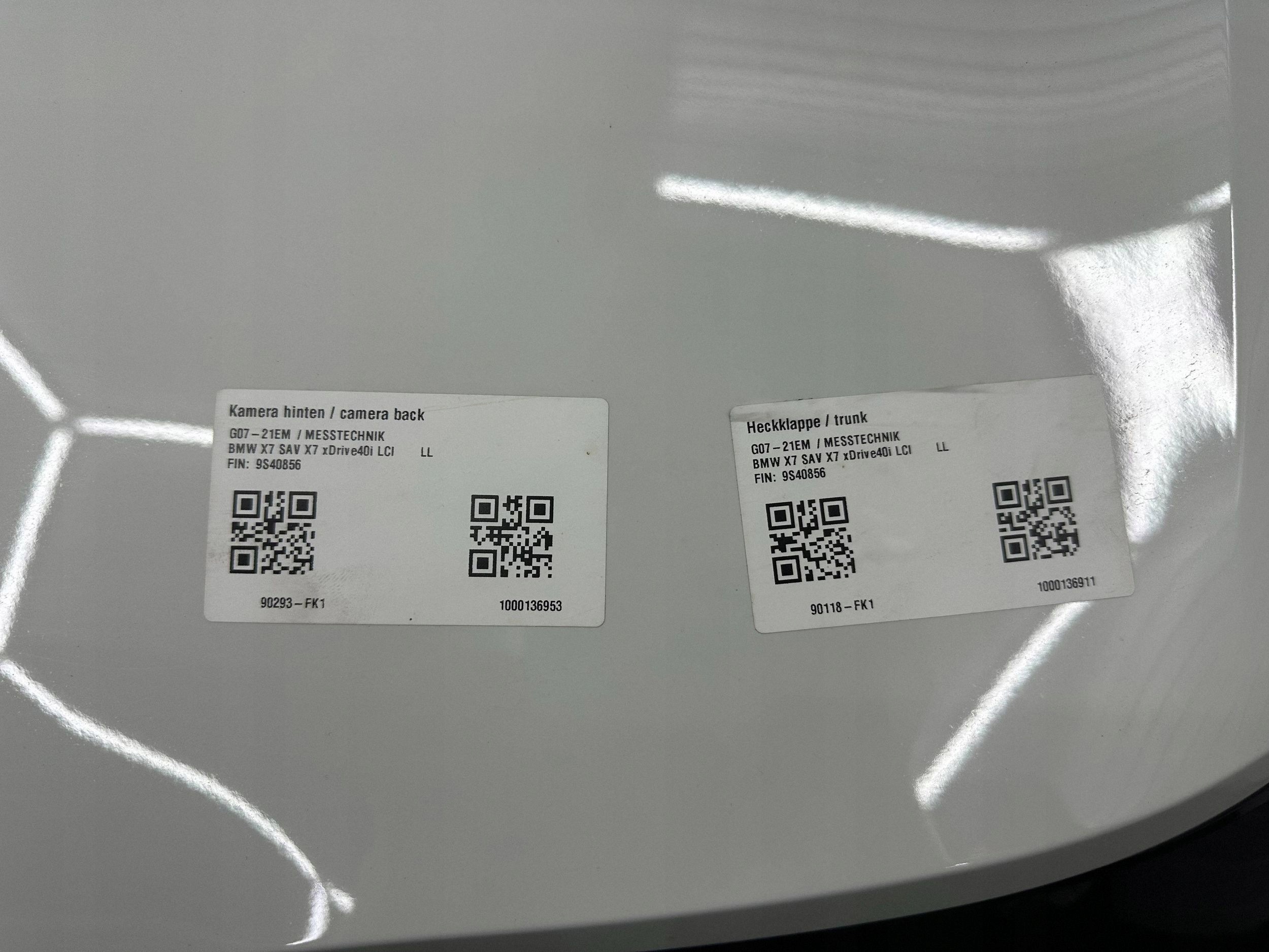 boot doors BMW G07 X7 LCI colour A300