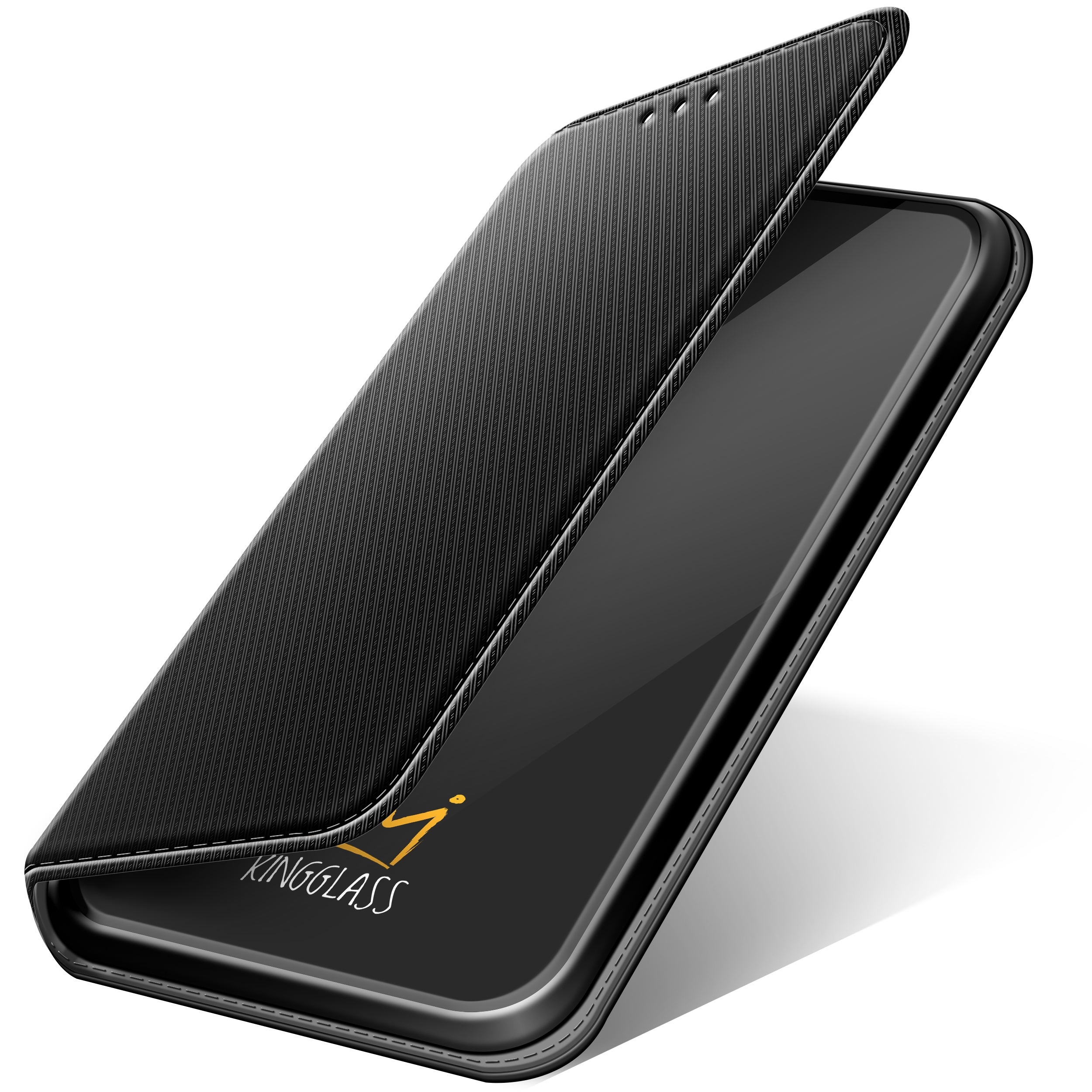 Etui Z Klapką Do Samsung Galaxy A14 5G Czarne Zamykane Magnetyczne Kabura