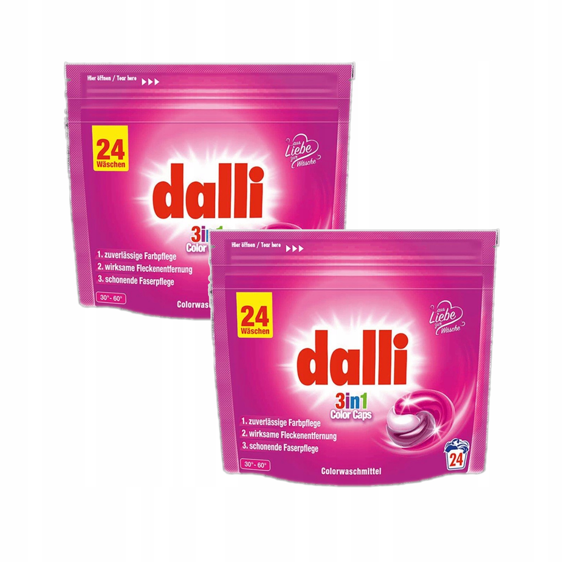 Levně Sada Dalli kapsle na praní De barva 2x 24ks