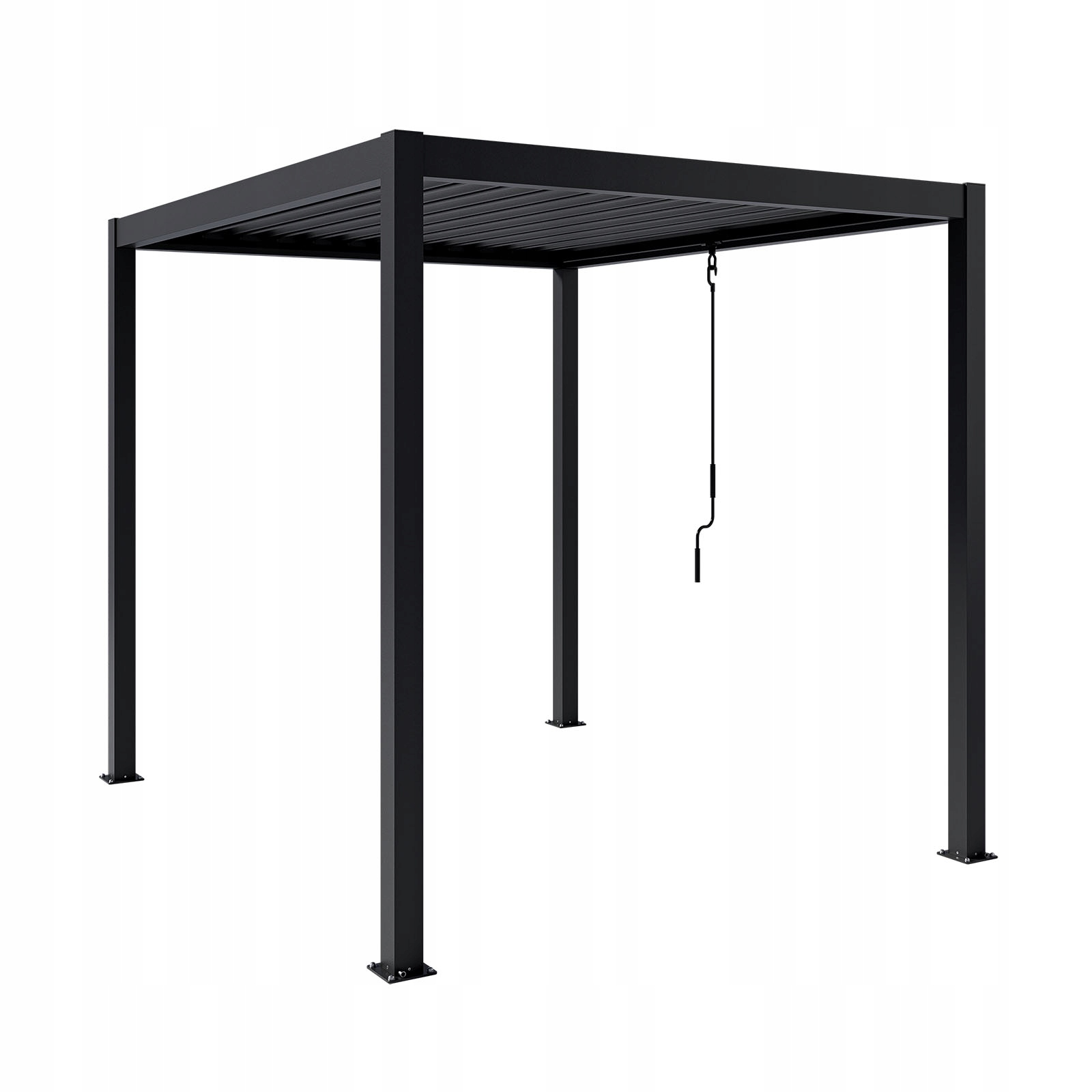 Pergola ogrodowa tarasowa 100% Aluminium Nordvic Skyline 3x2,5 m Antracyt