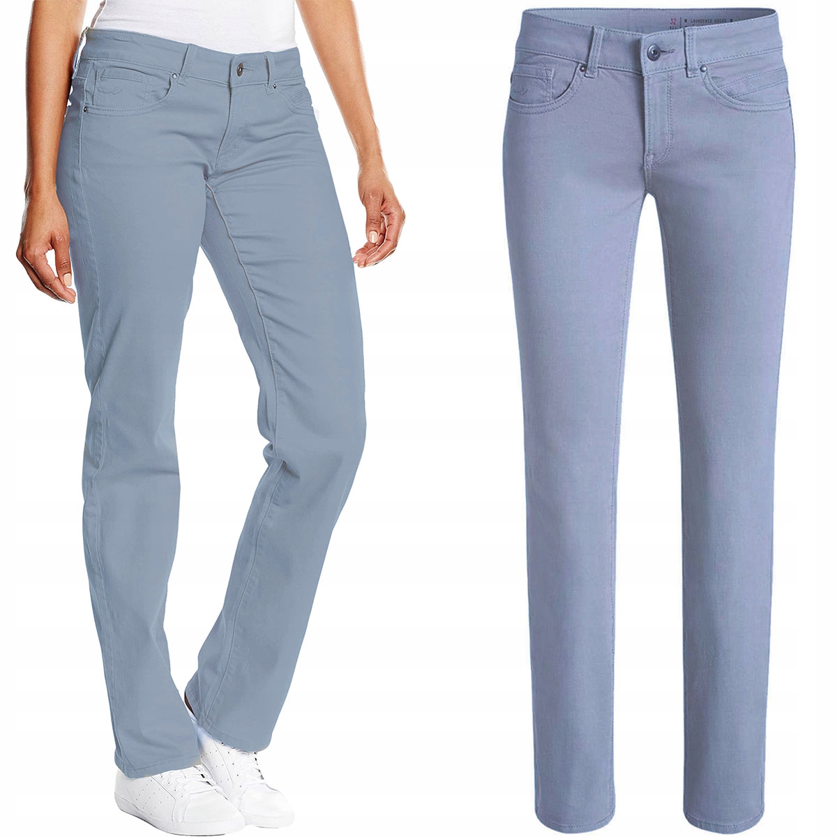 

Esprit Proste Niebieskie Spodnie Jeansy Reg. L 40