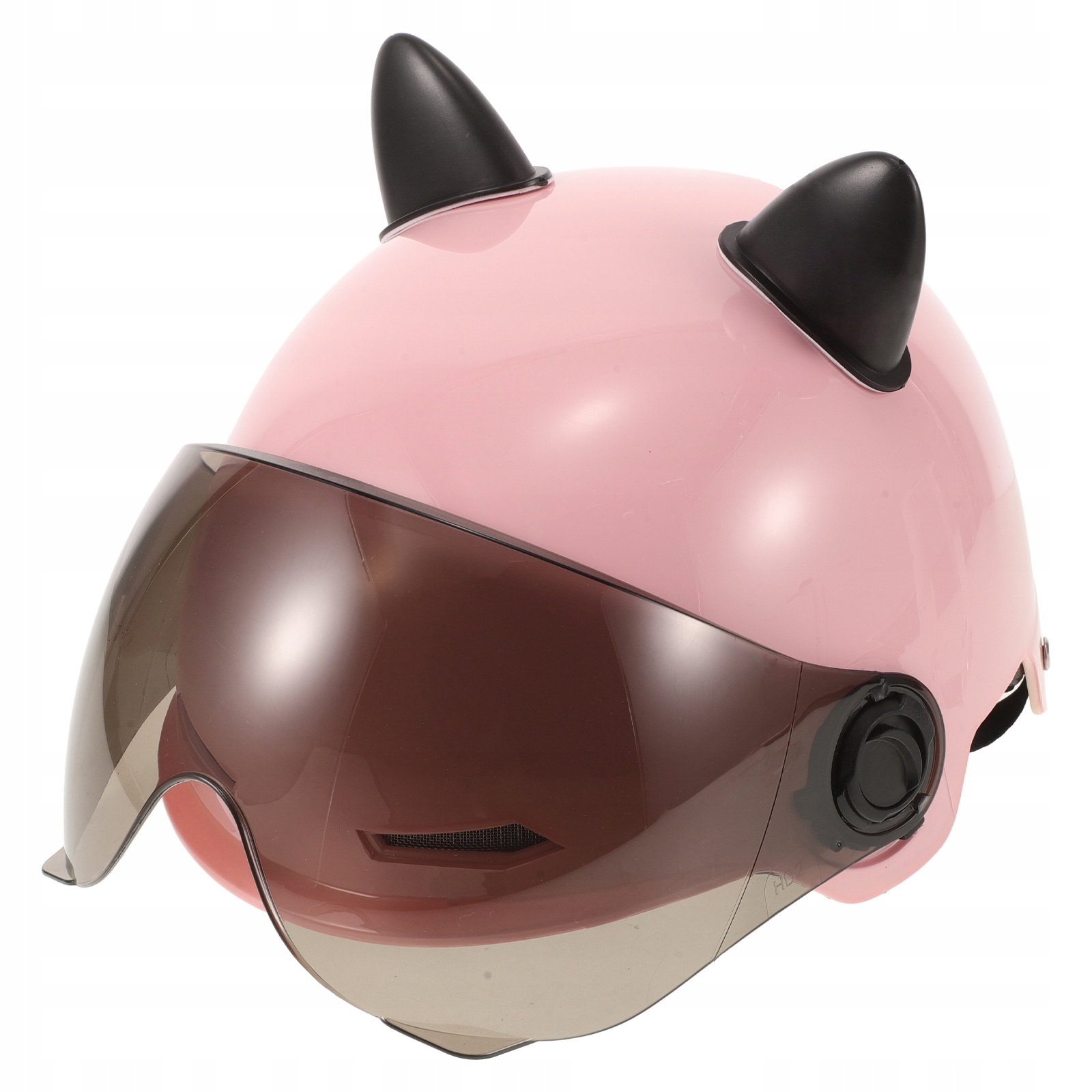 UNIWERSALNY KASK ROWEROWY Z USZAMI KOTA, ODKRYTA TWARZ, LETNI