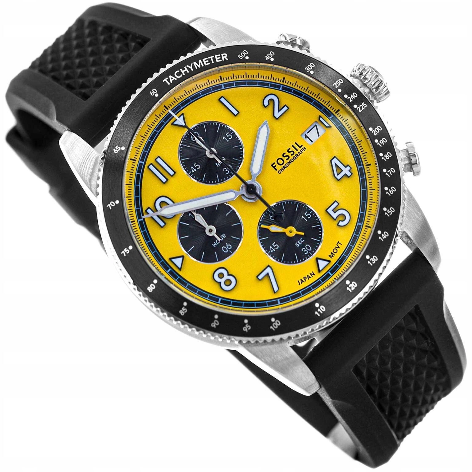 Pánské Hodinky Fossil FS6044 Sport Tourer Chronograph Na Řemínku Datumovka 50 M