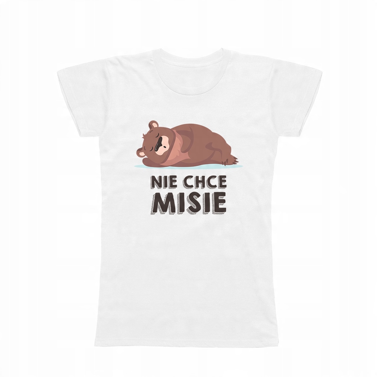 

XL - Koszulka T-shirt Nie Chce Misie Prezent Miś