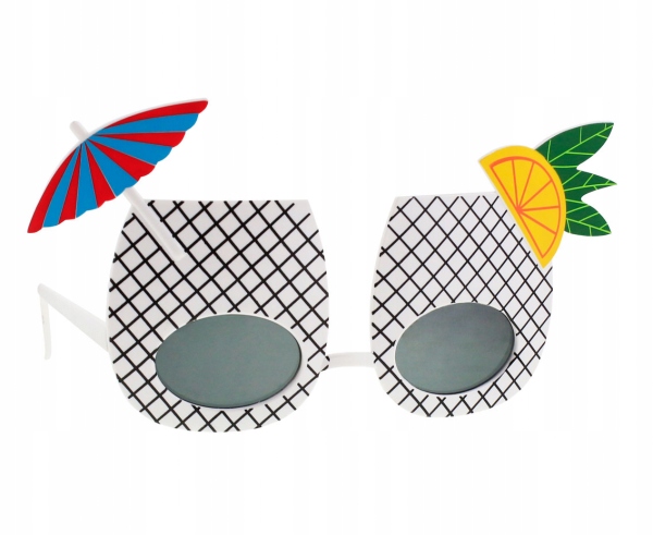 Okulary Drinki w Kratkę fotobudka gadżet do zdjęć