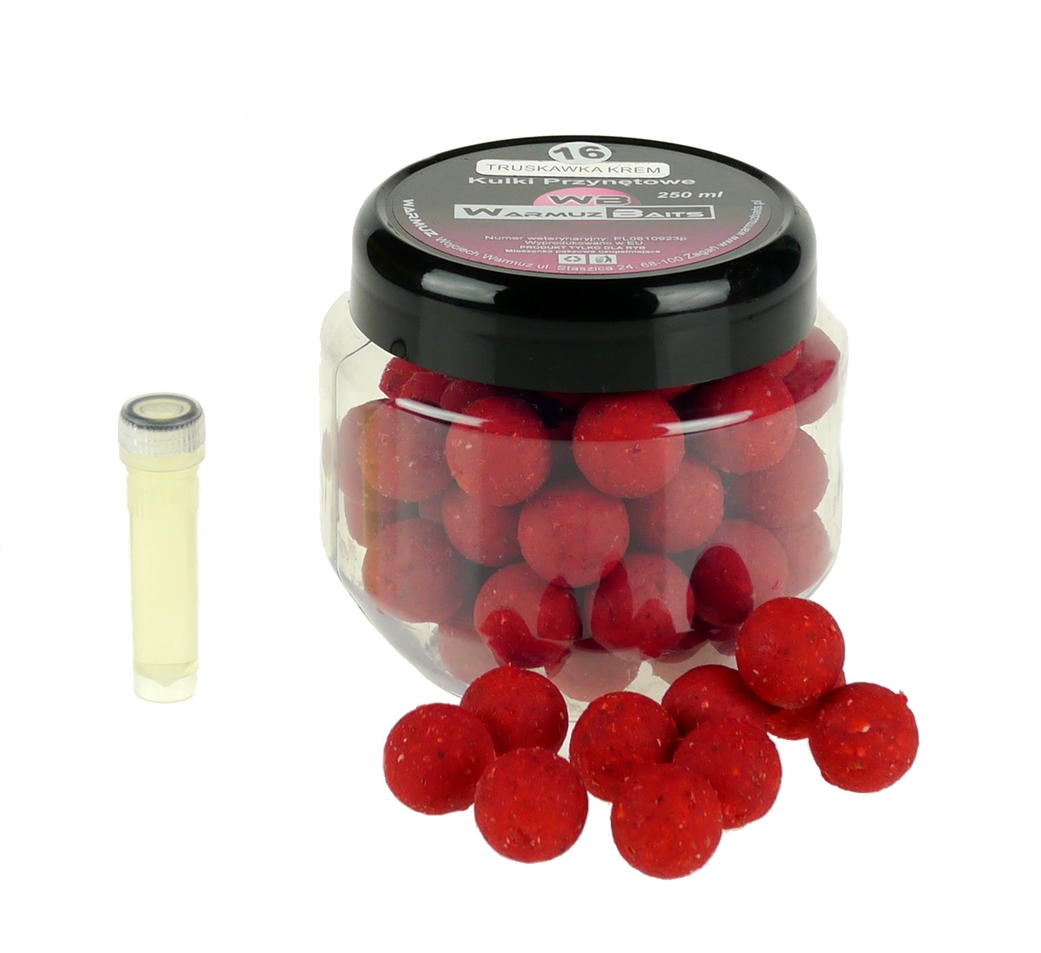 Warmuz Baits Kulki Haczykowe 16mm Dopalacz Truskaw