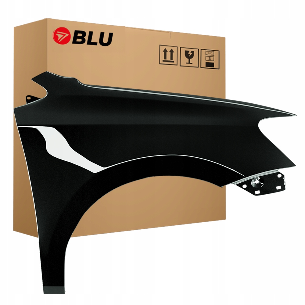 Blu Blatník Vw Polo 6R V 5 LC9Z pravý černý 09-17 přední pozink