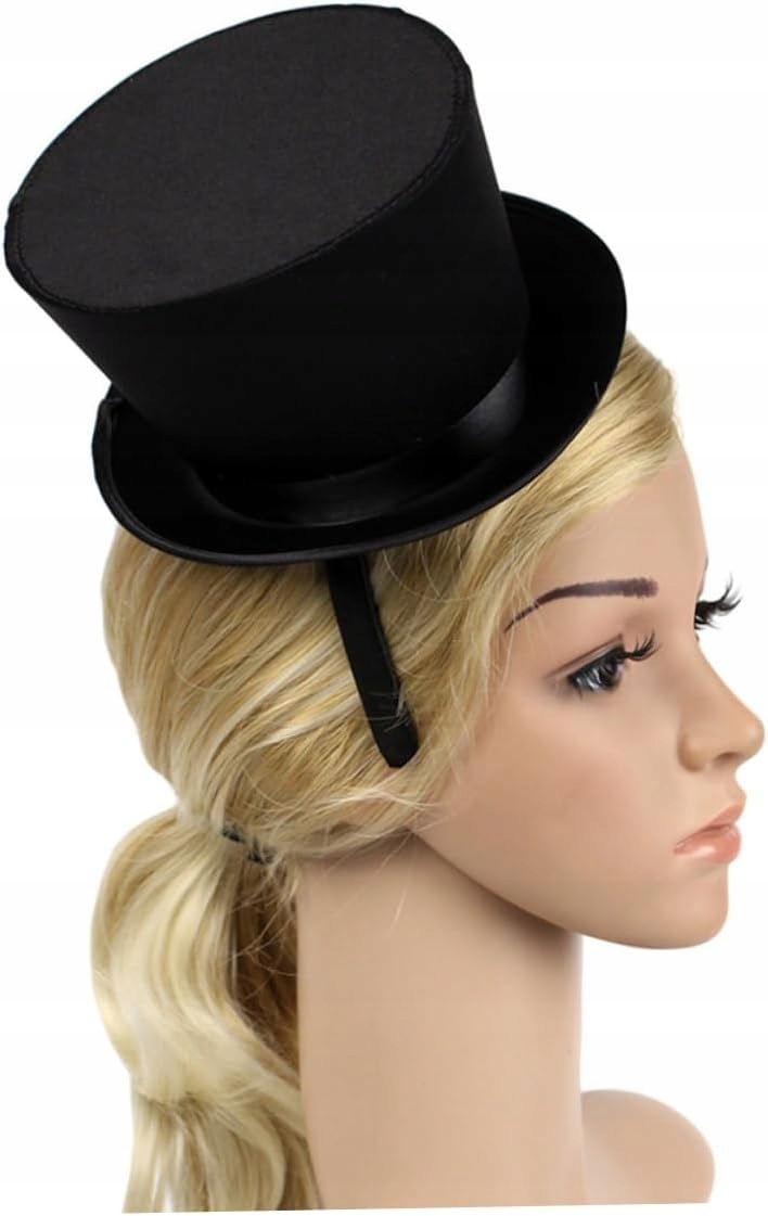 MINI CYLINDER Z OPASKĄ NA GŁOWĘ LATA 20 KARNAWAŁ Marka bez marki