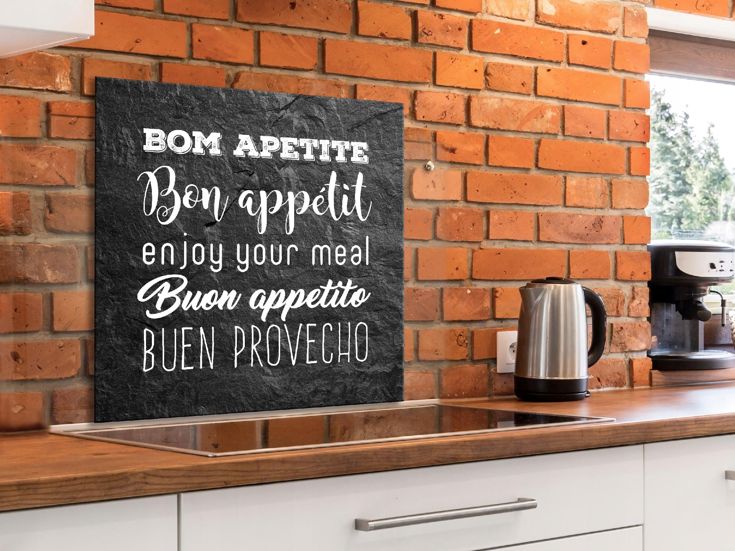 Skleněný Kuchyňský Panel 80x80 m-C-0336-aq-a