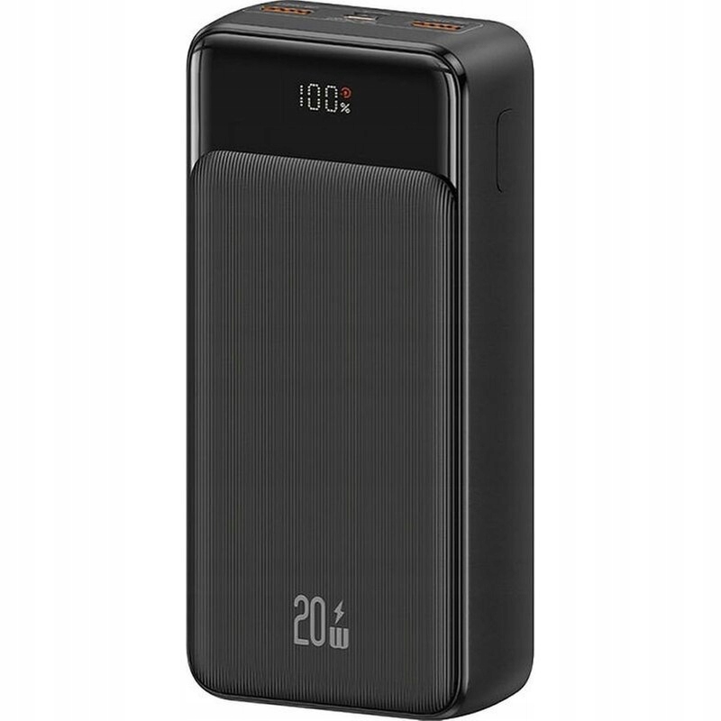 Usams Powerbank 30000 mAh 20W QC3.0+PD Fast Charge čierny Xy