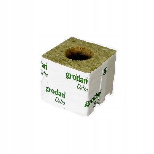 

Grodan Delta kostka z wełny 7,5x7,5x6,5cm fi 42mm