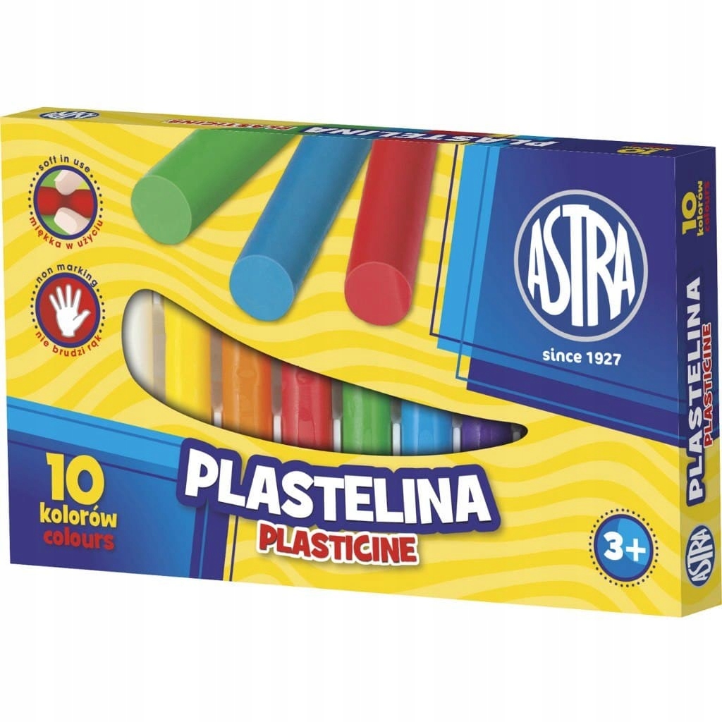 Plastelina okrągła Astra 10 kolorów
