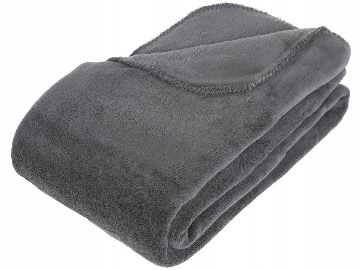 

Koc Z Mikrofibry Ciepły Miękki Koc Narzuta 230x180