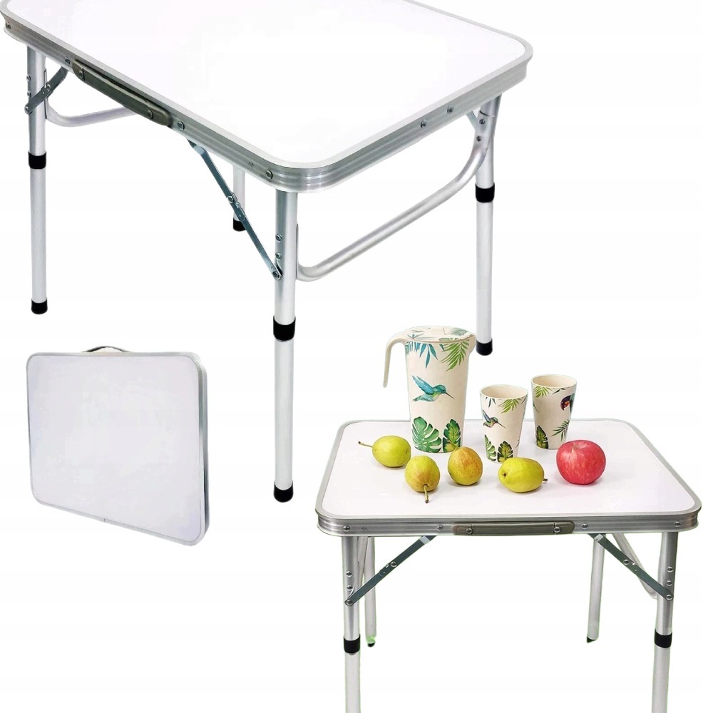 Stolik Pod Laptopa Do Łóżka Składany Biurko Przenośny Biały 60X45CM