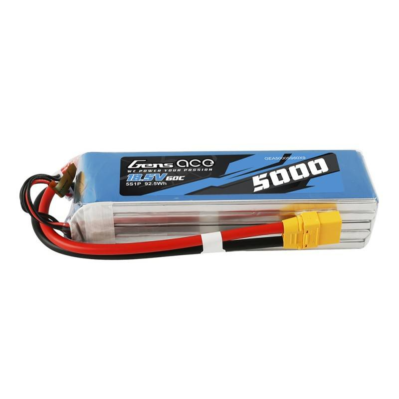 Gens Ace Akumulátor Baterie Balíček LiPo 5000mah 18.5v 60c 5S1P Jst-xhr XT9