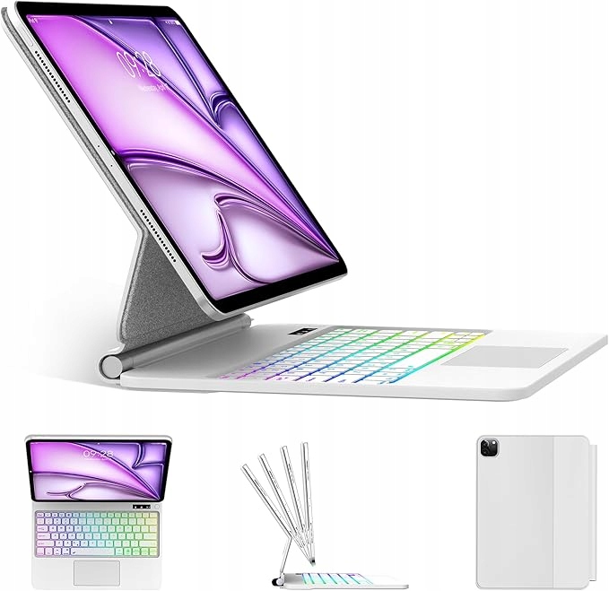 Nuflaz Pouzdro pro iPad Air 11 palců (M3 2025, M2 2024) Qwertz