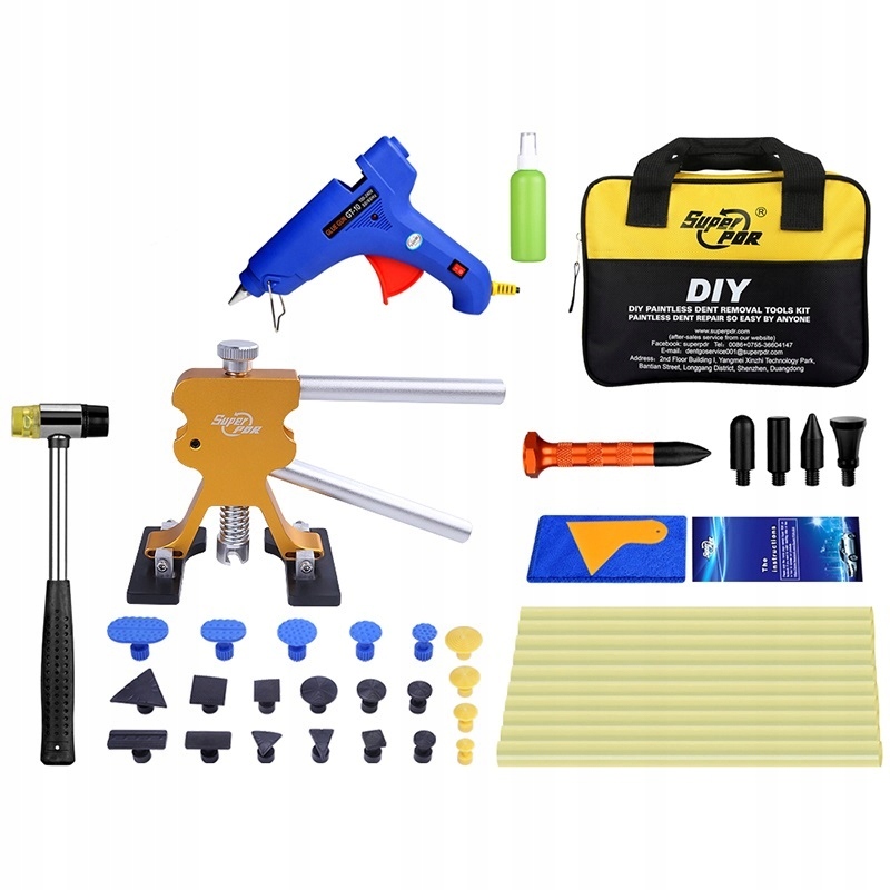 Sada na odstraňování promáčklin Puller Pdr Pistole XXL