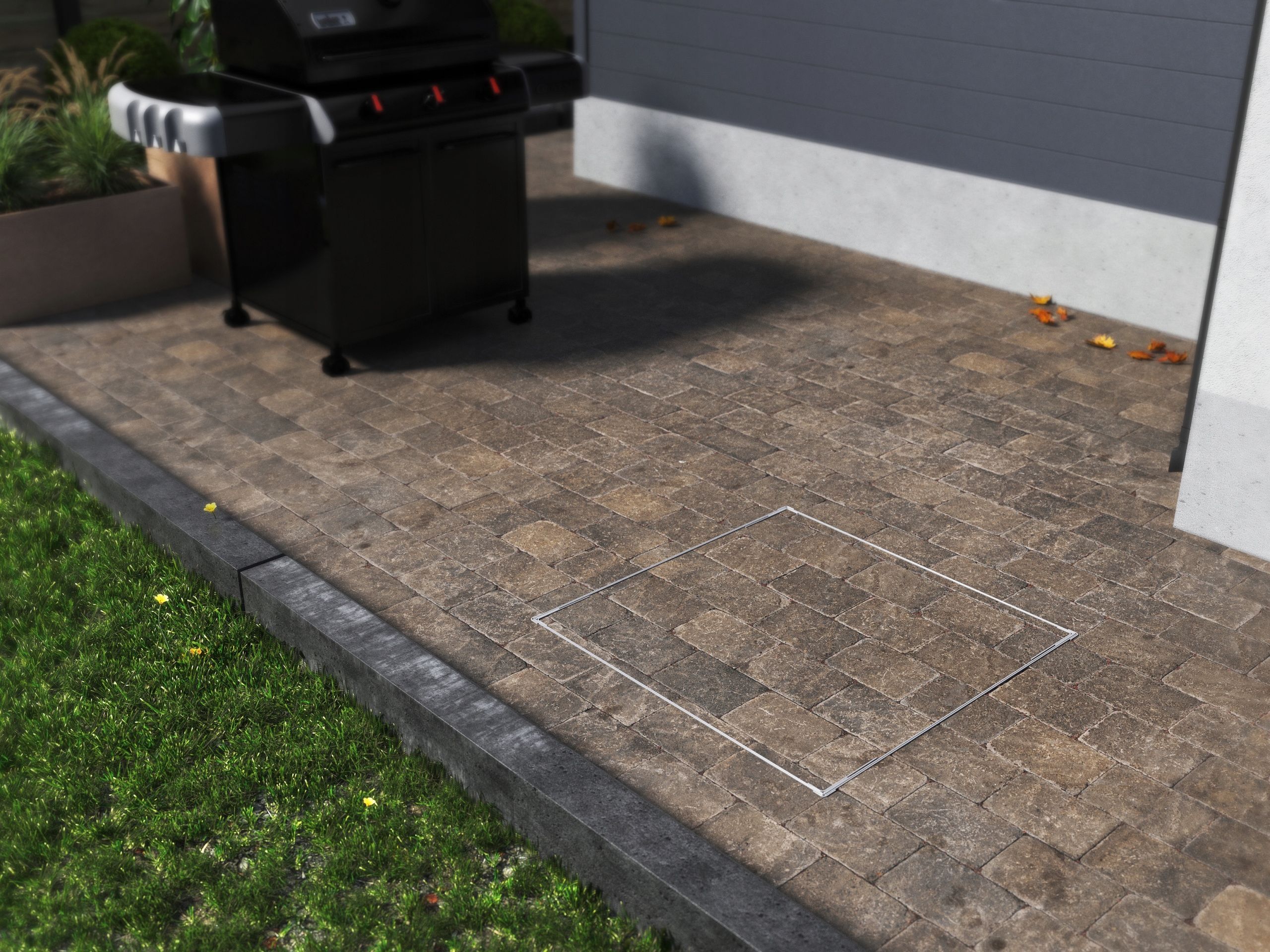 Właz Rewizyjny Studzienka 800x800x100 mm Stal Nierdzewna Lock Up System Stan opakowania oryginalne