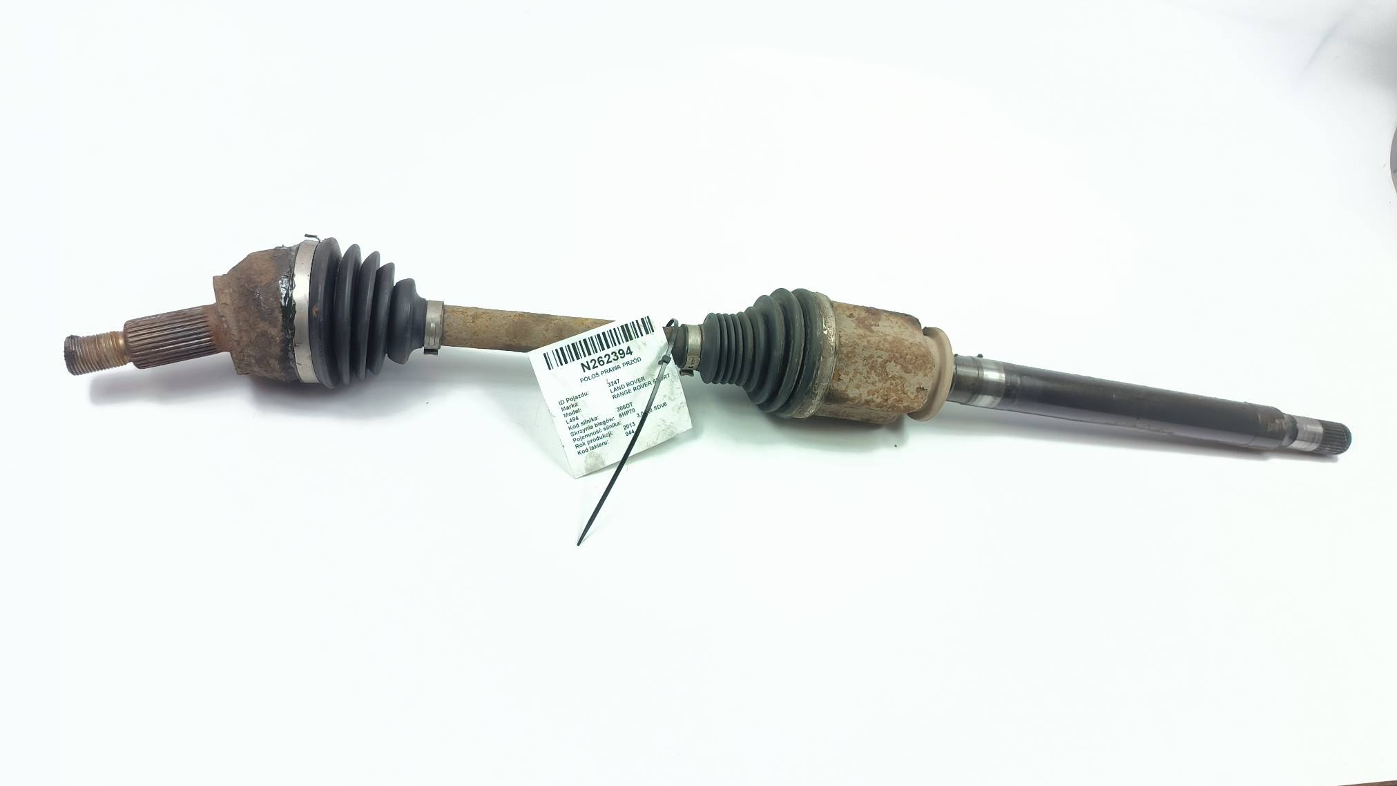 semi-axis right front 3.0 SDV6 LAND ROVER RANGE ROVER SPORT L494