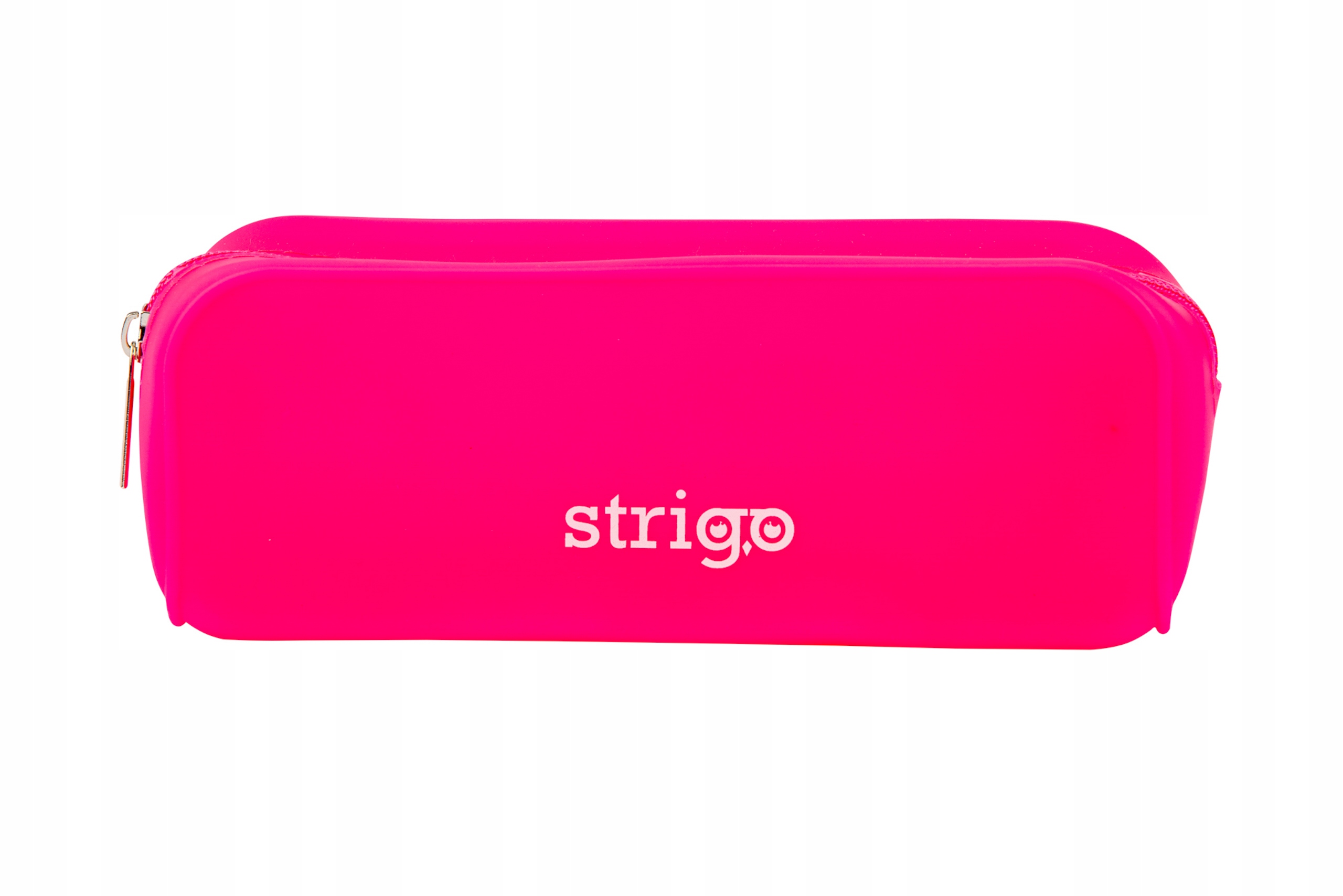 

Piórnik silikonowy prostokątny Strigo różowy