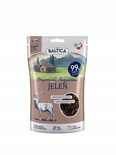 4x Baltica Pamlsek Monoproteinový jelen 80 g