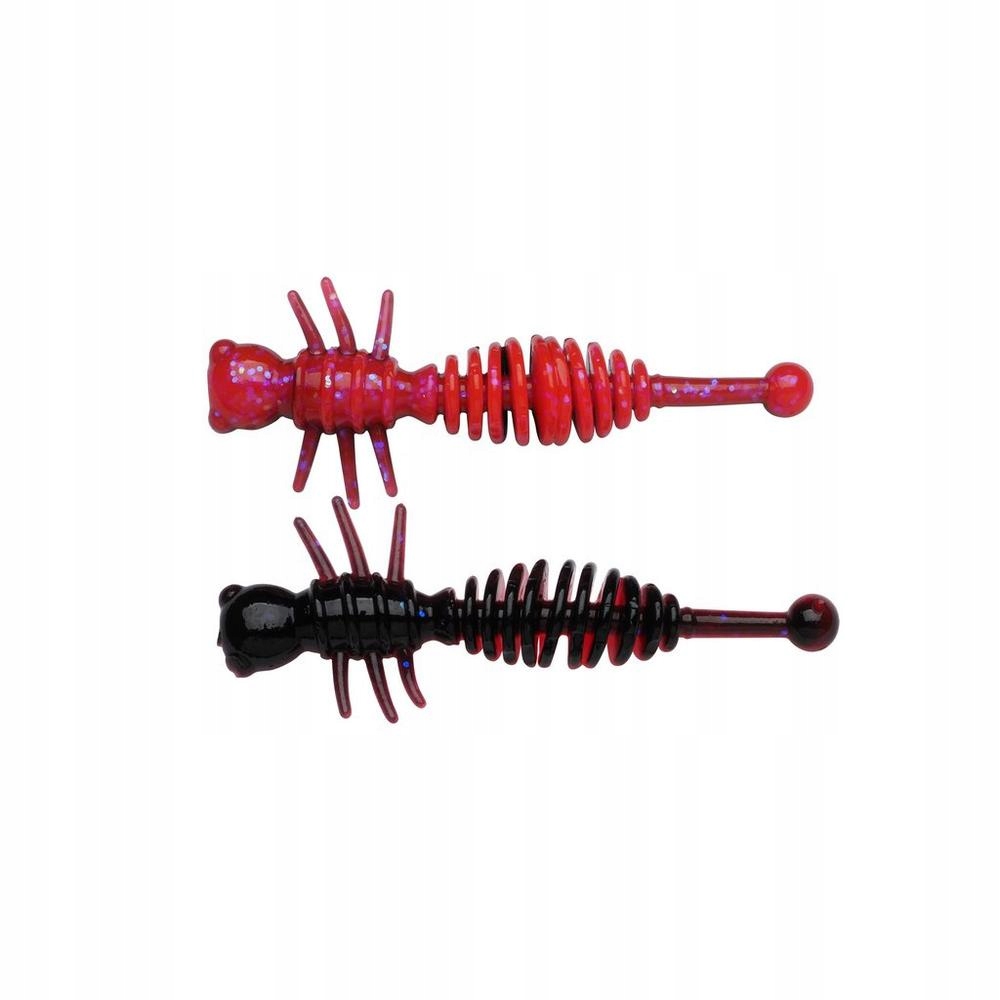 Berkley Powerbait Power Larvae 55mm 10szt. Salmon Egg Red/Black