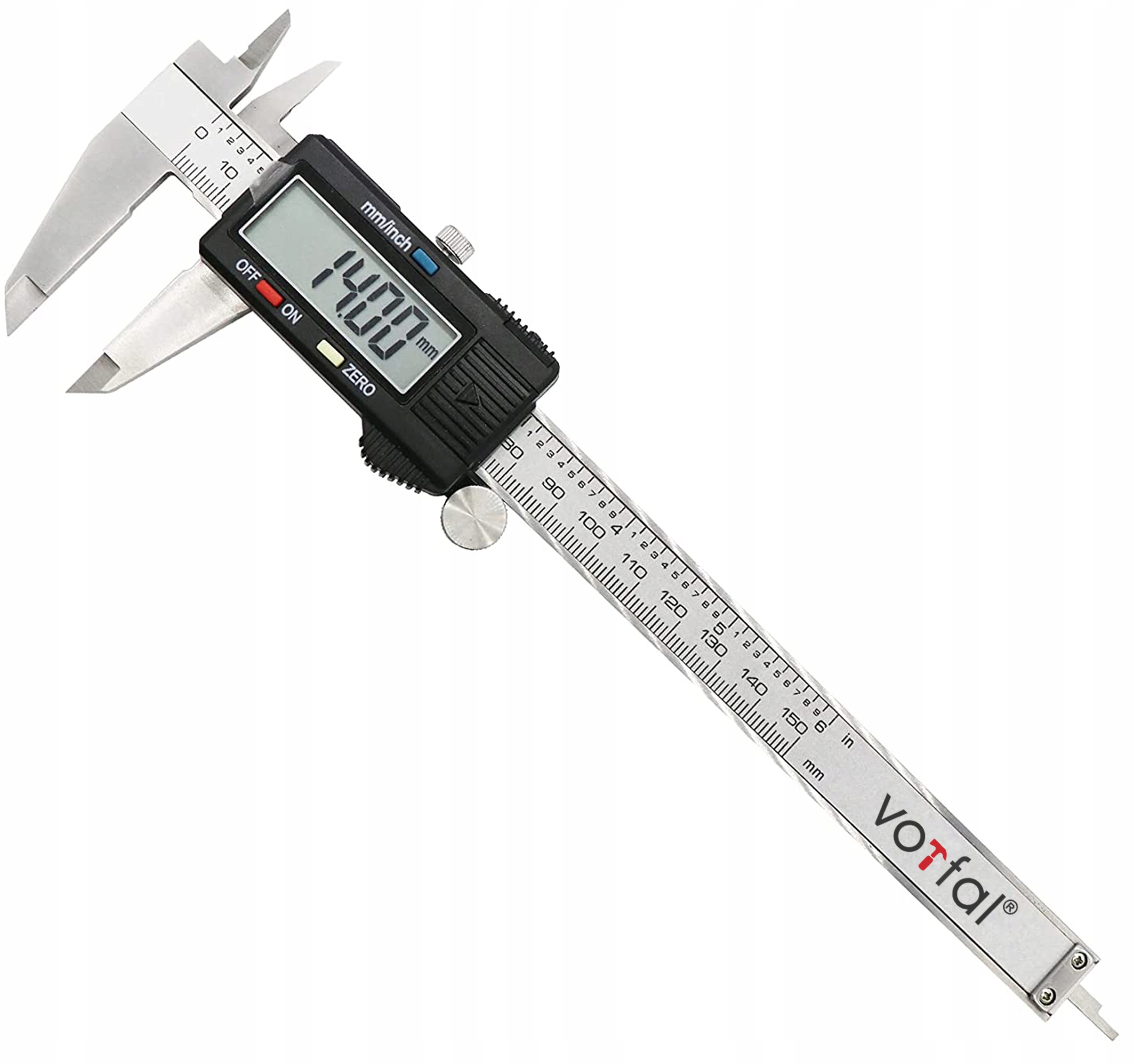 SUWMIARKA ELEKTRONICZNA, WYŚWIETLACZ LCD 0-150 MM + ETUI marki VORFAL